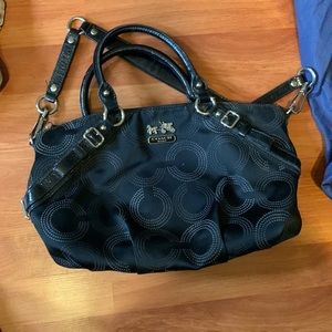 Black coach bag